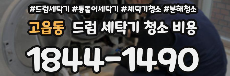 고읍동 드럼 세탁기 청소 비용