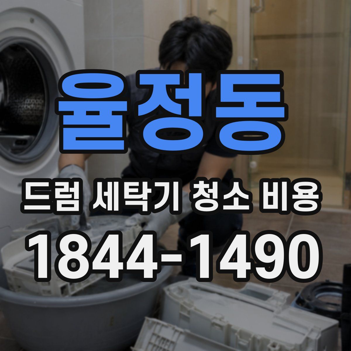 율정동 드럼 세탁기 청소 비용