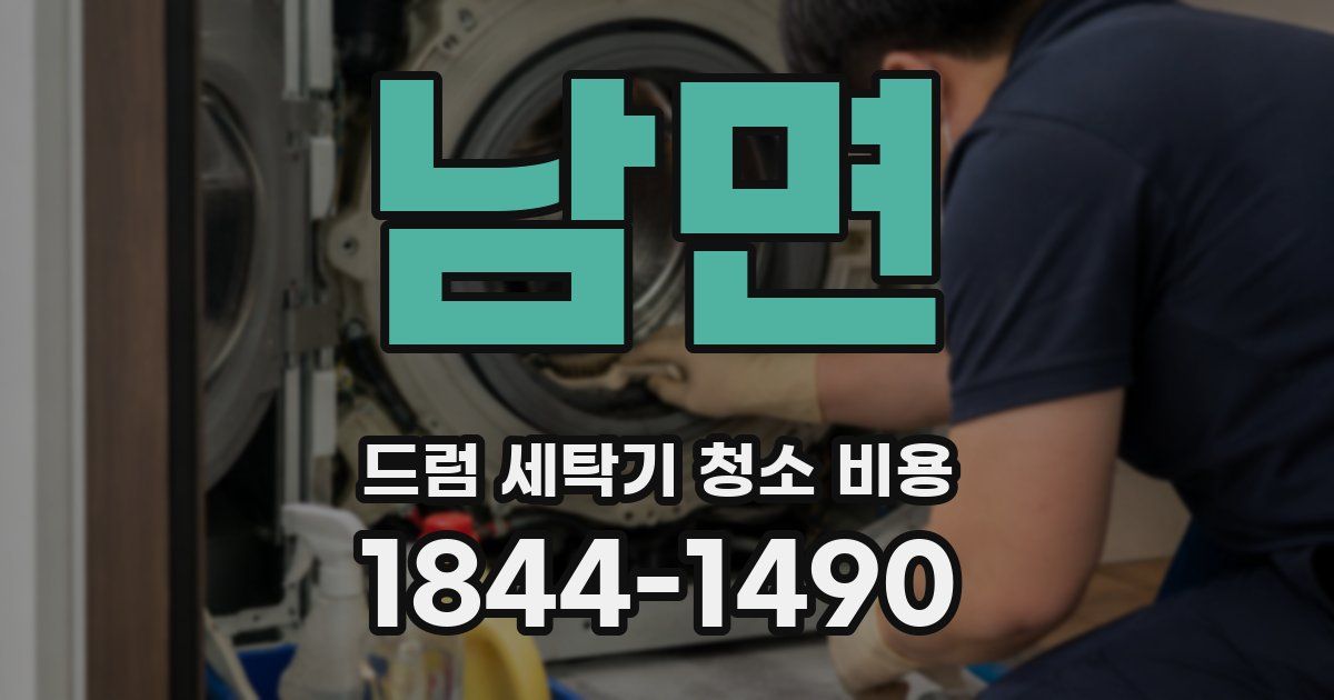 남면 드럼 세탁기 청소 비용