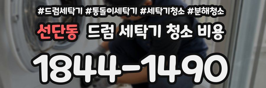 선단동 드럼 세탁기 청소 비용