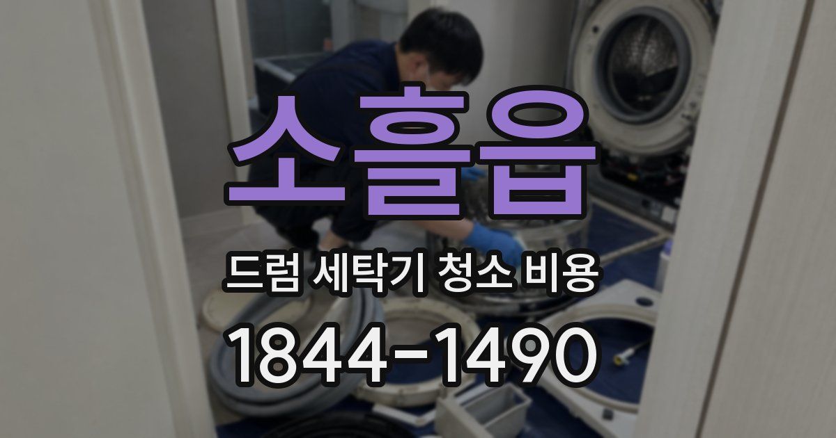 소흘읍 드럼 세탁기 청소 비용