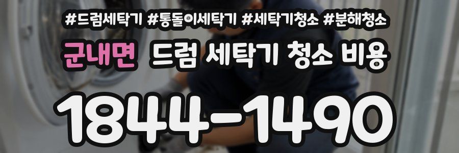 군내면 드럼 세탁기 청소 비용