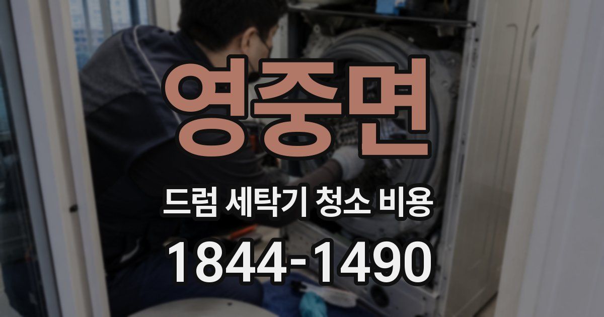 영중면 드럼 세탁기 청소 비용
