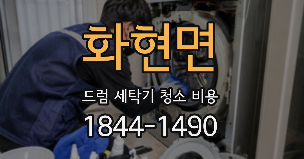 화현면 드럼 세탁기 청소 비용