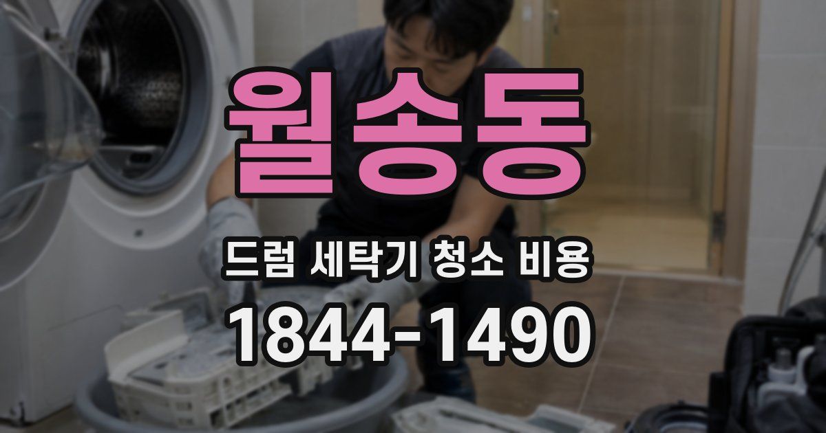 월송동 드럼 세탁기 청소 비용