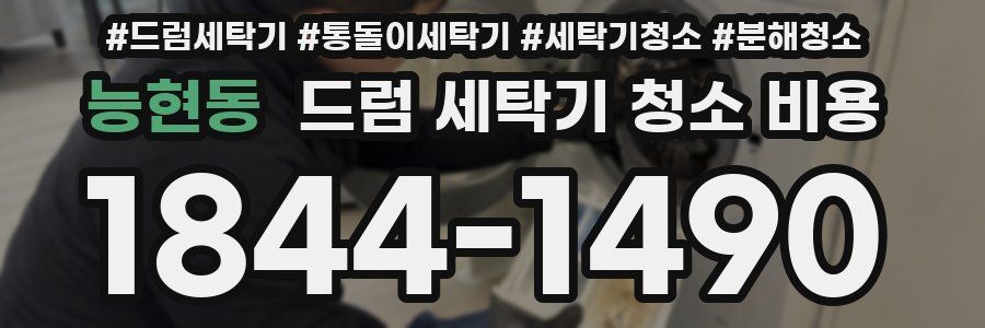 능현동 드럼 세탁기 청소 비용