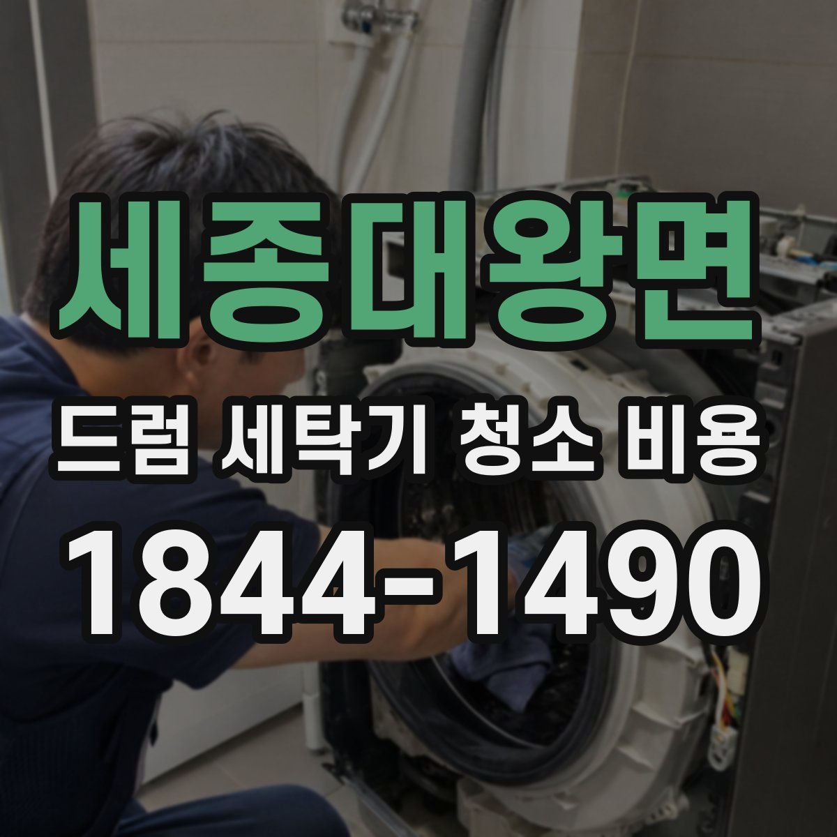 세종대왕면 드럼 세탁기 청소 비용