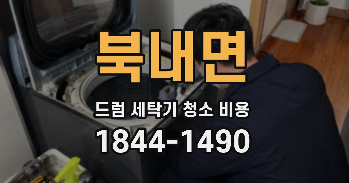 북내면 드럼 세탁기 청소 비용
