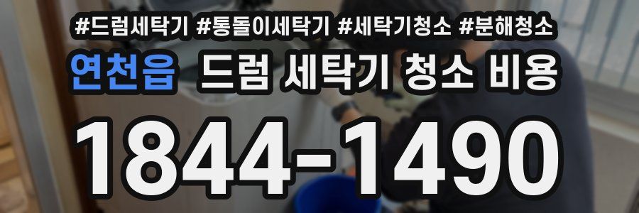 연천읍 드럼 세탁기 청소 비용