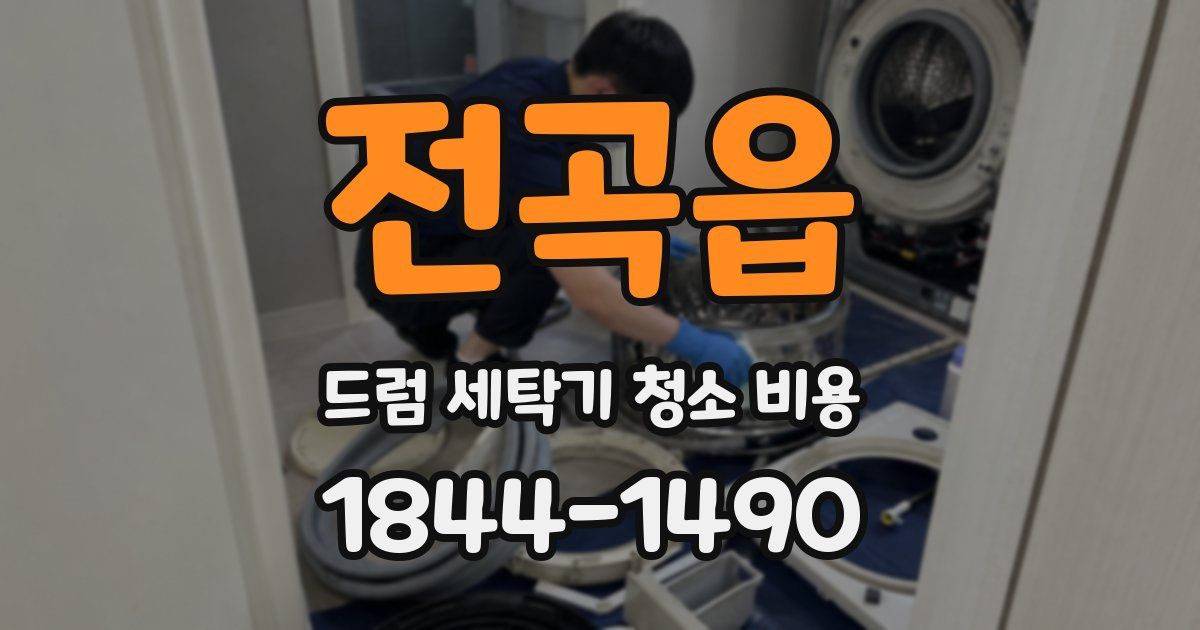 전곡읍 드럼 세탁기 청소 비용