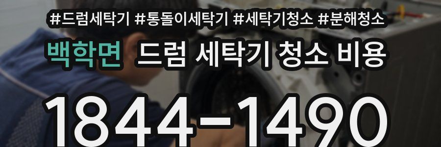 백학면 드럼 세탁기 청소 비용