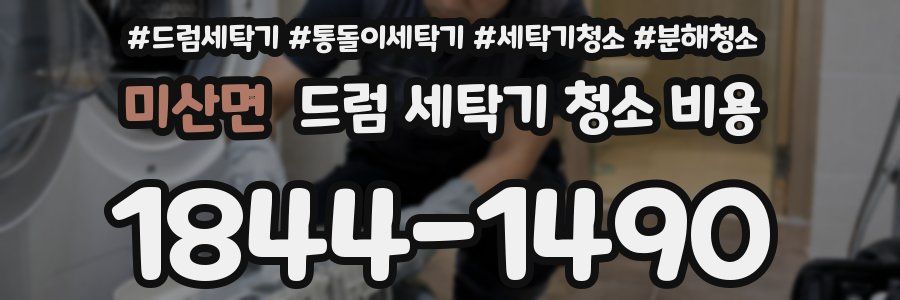 미산면 드럼 세탁기 청소 비용