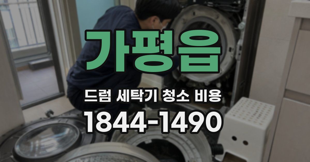 가평읍 드럼 세탁기 청소 비용