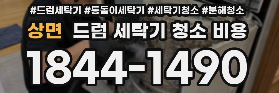 상면 드럼 세탁기 청소 비용