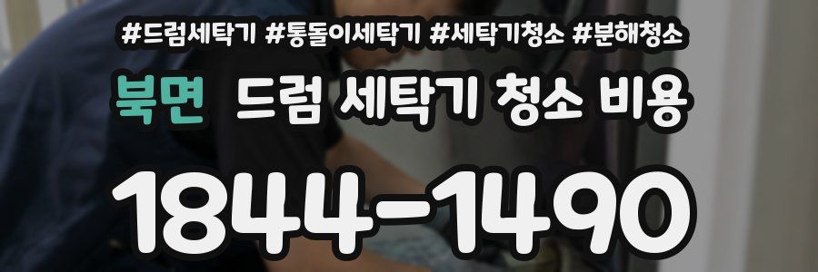 북면 드럼 세탁기 청소 비용