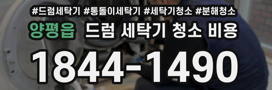 양평읍 드럼 세탁기 청소 비용