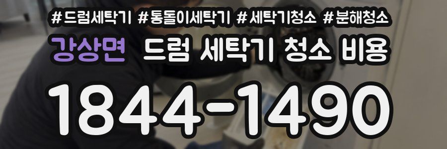 강상면 드럼 세탁기 청소 비용