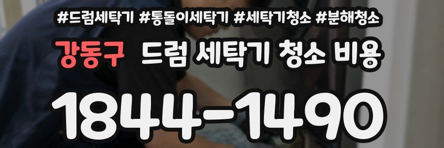 강동구 드럼 세탁기 청소 비용