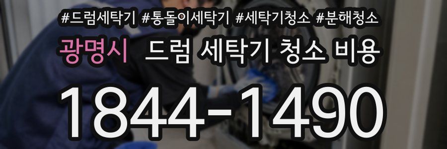 광명시 드럼 세탁기 청소 비용