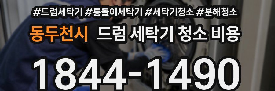 동두천시 드럼 세탁기 청소 비용