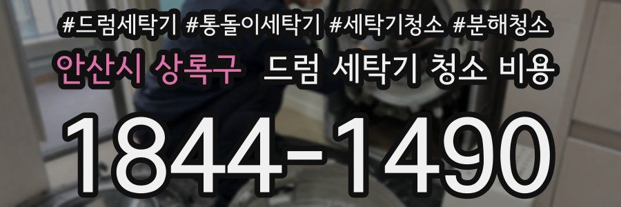 안산시 상록구 드럼 세탁기 청소 비용