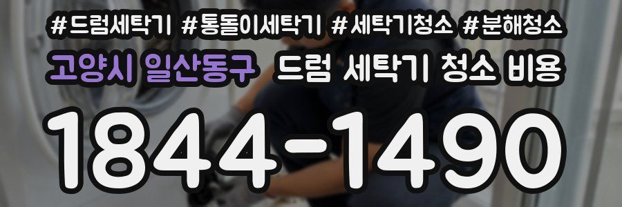 고양시 일산동구 드럼 세탁기 청소 비용