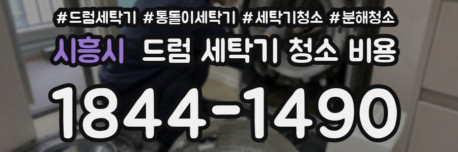 시흥시 드럼 세탁기 청소 비용