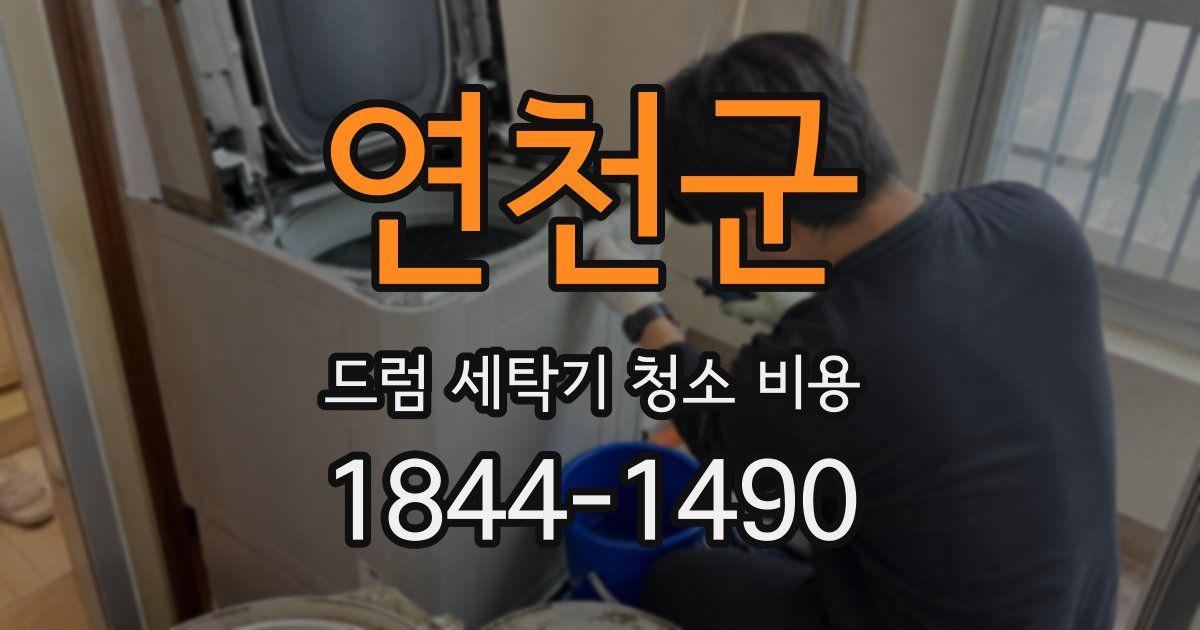 연천군 드럼 세탁기 청소 비용