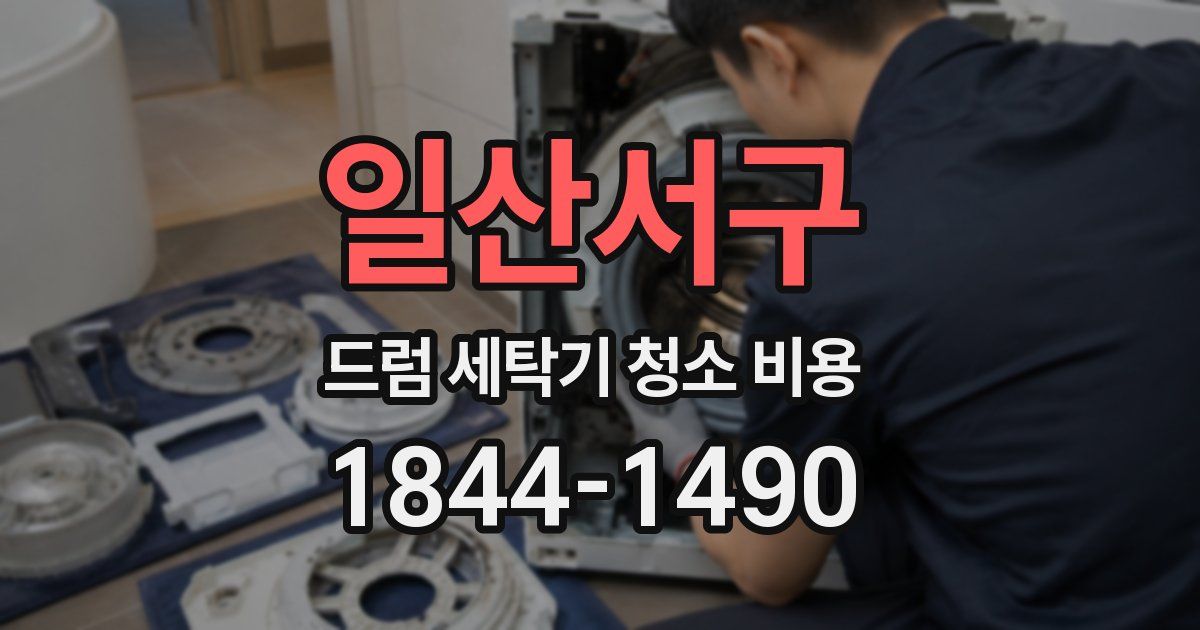 일산서구 드럼 세탁기 청소 비용