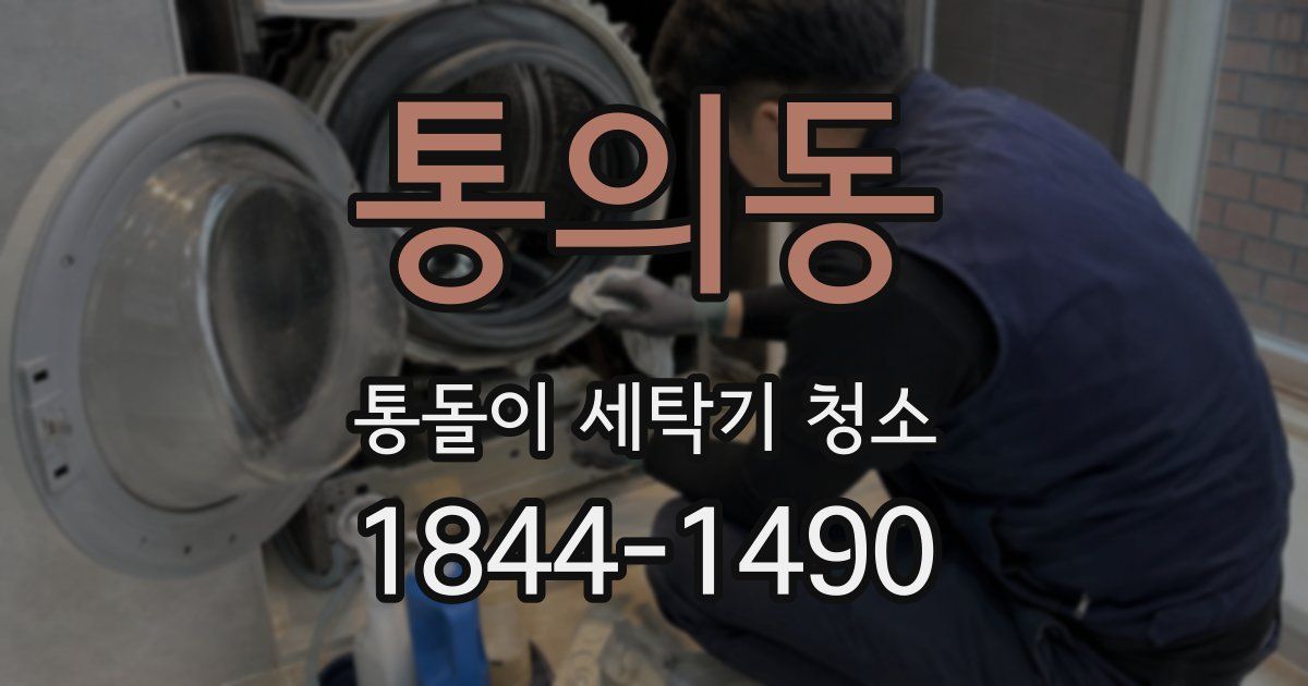 통의동 통돌이 세탁기 청소