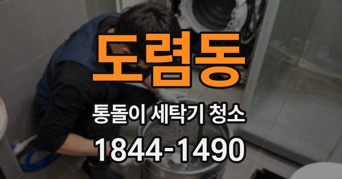 도렴동 통돌이 세탁기 청소
