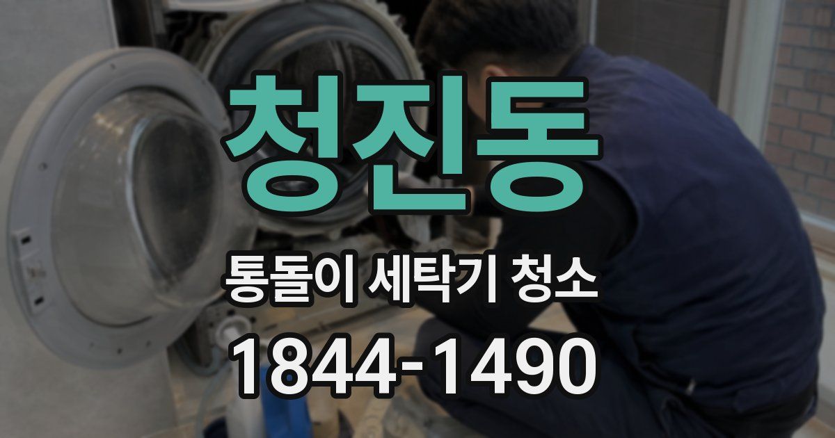 청진동 통돌이 세탁기 청소