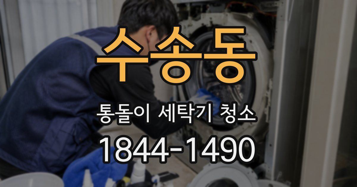수송동 통돌이 세탁기 청소