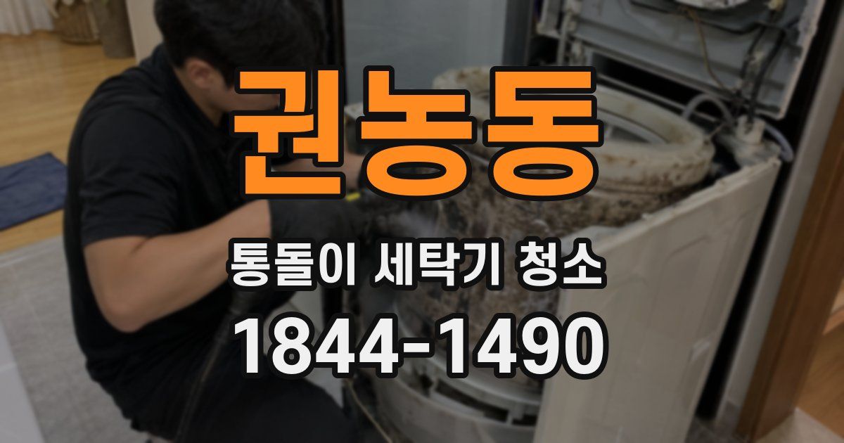 권농동 통돌이 세탁기 청소