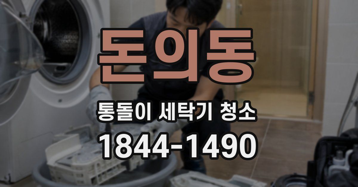 돈의동 통돌이 세탁기 청소