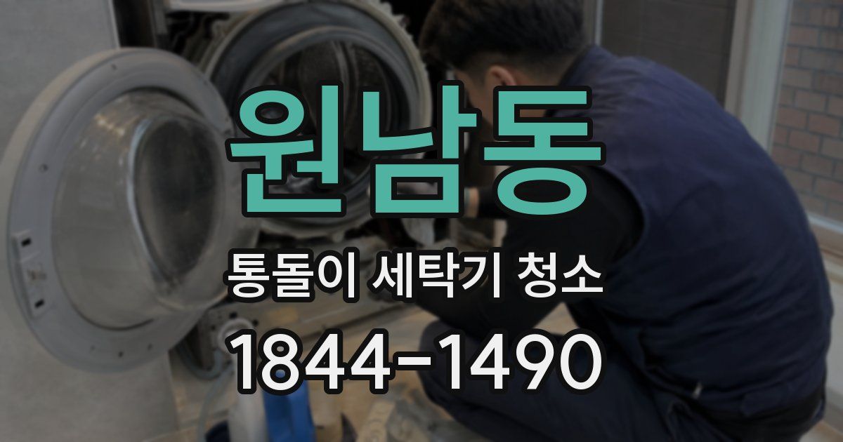 원남동 통돌이 세탁기 청소