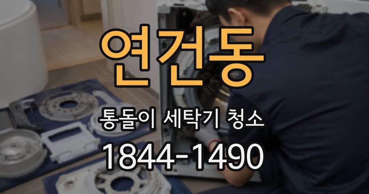 연건동 통돌이 세탁기 청소