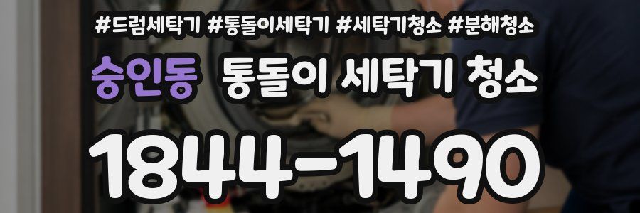 숭인동 통돌이 세탁기 청소
