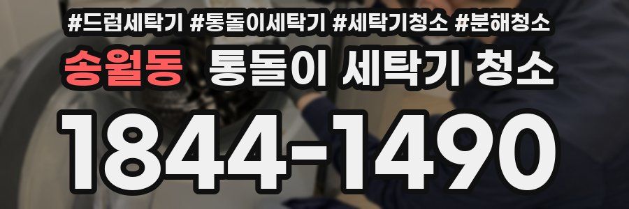 송월동 통돌이 세탁기 청소