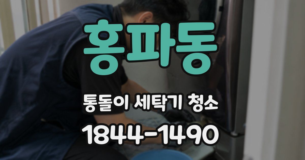 홍파동 통돌이 세탁기 청소