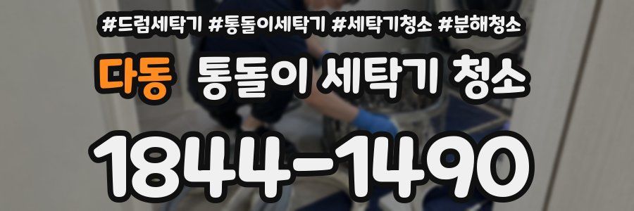 다동 통돌이 세탁기 청소