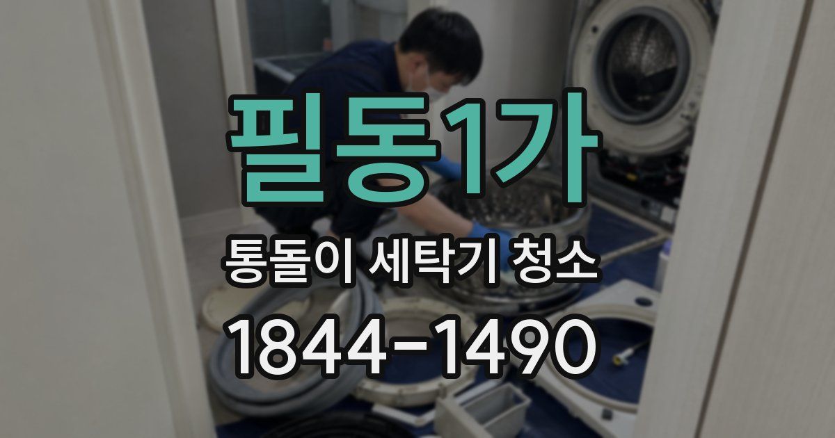필동1가 통돌이 세탁기 청소