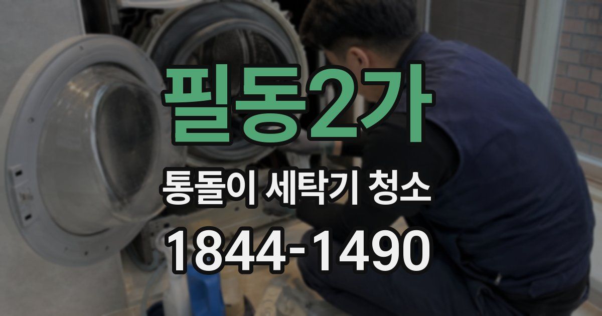 필동2가 통돌이 세탁기 청소