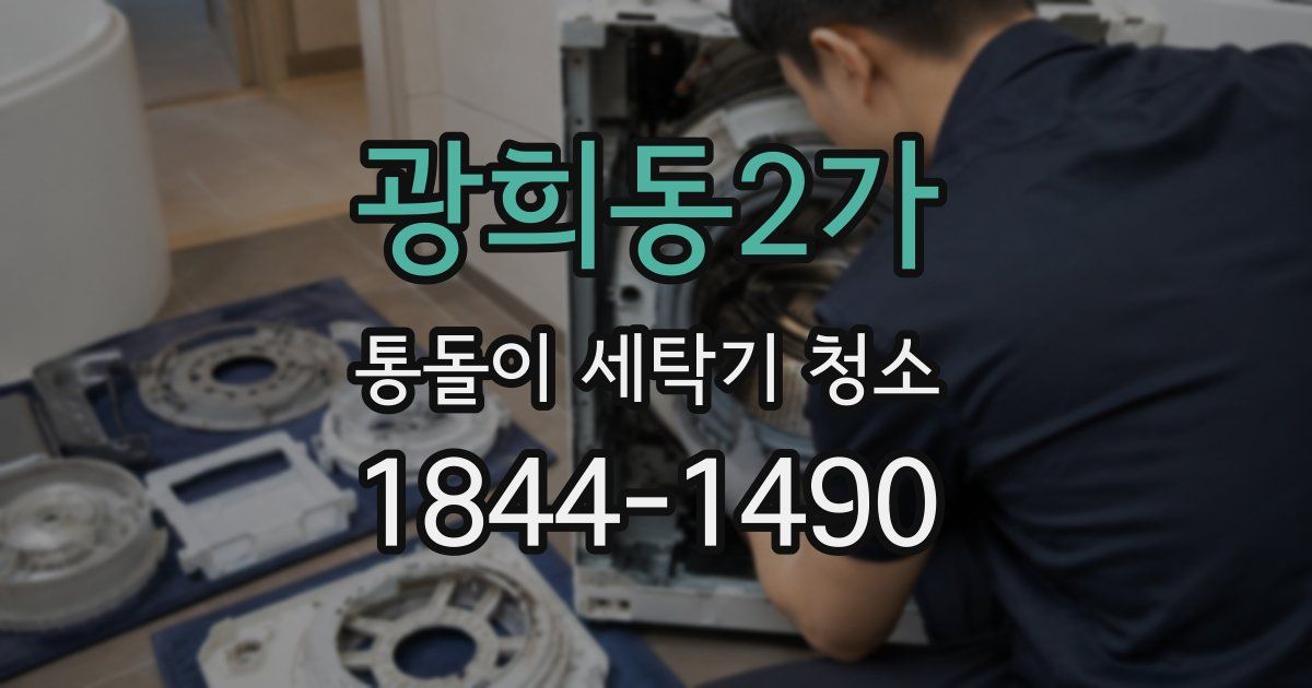 광희동2가 통돌이 세탁기 청소