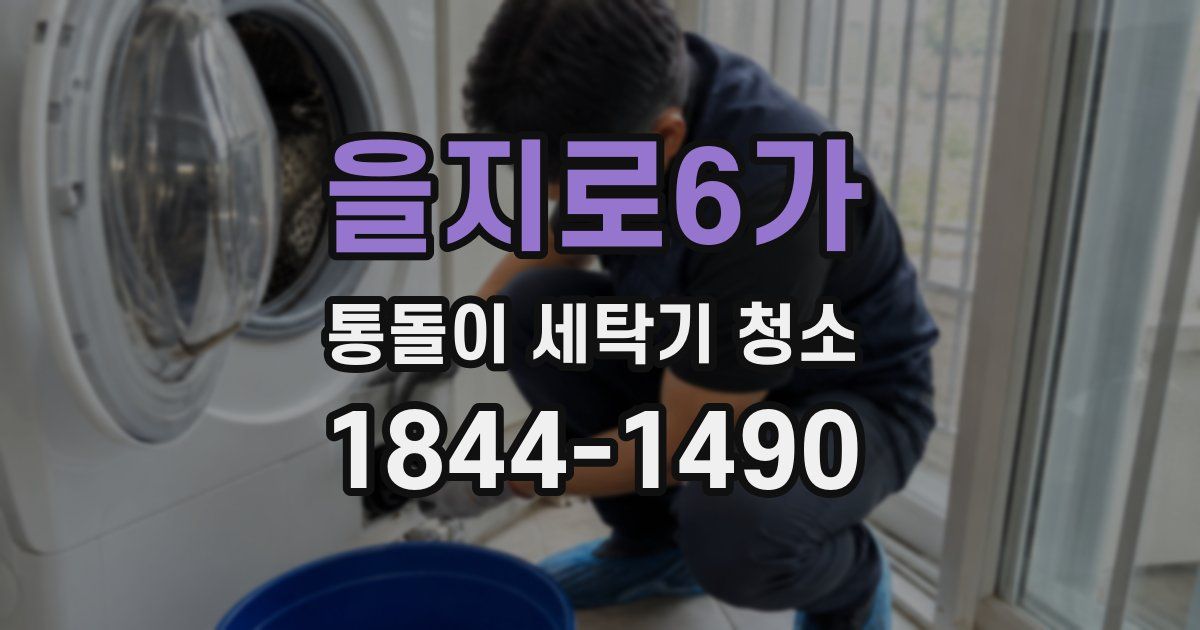 을지로6가 통돌이 세탁기 청소