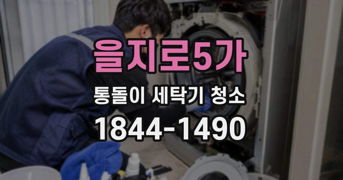 을지로5가 통돌이 세탁기 청소