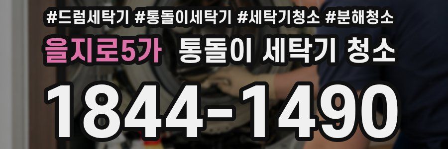 을지로5가 통돌이 세탁기 청소