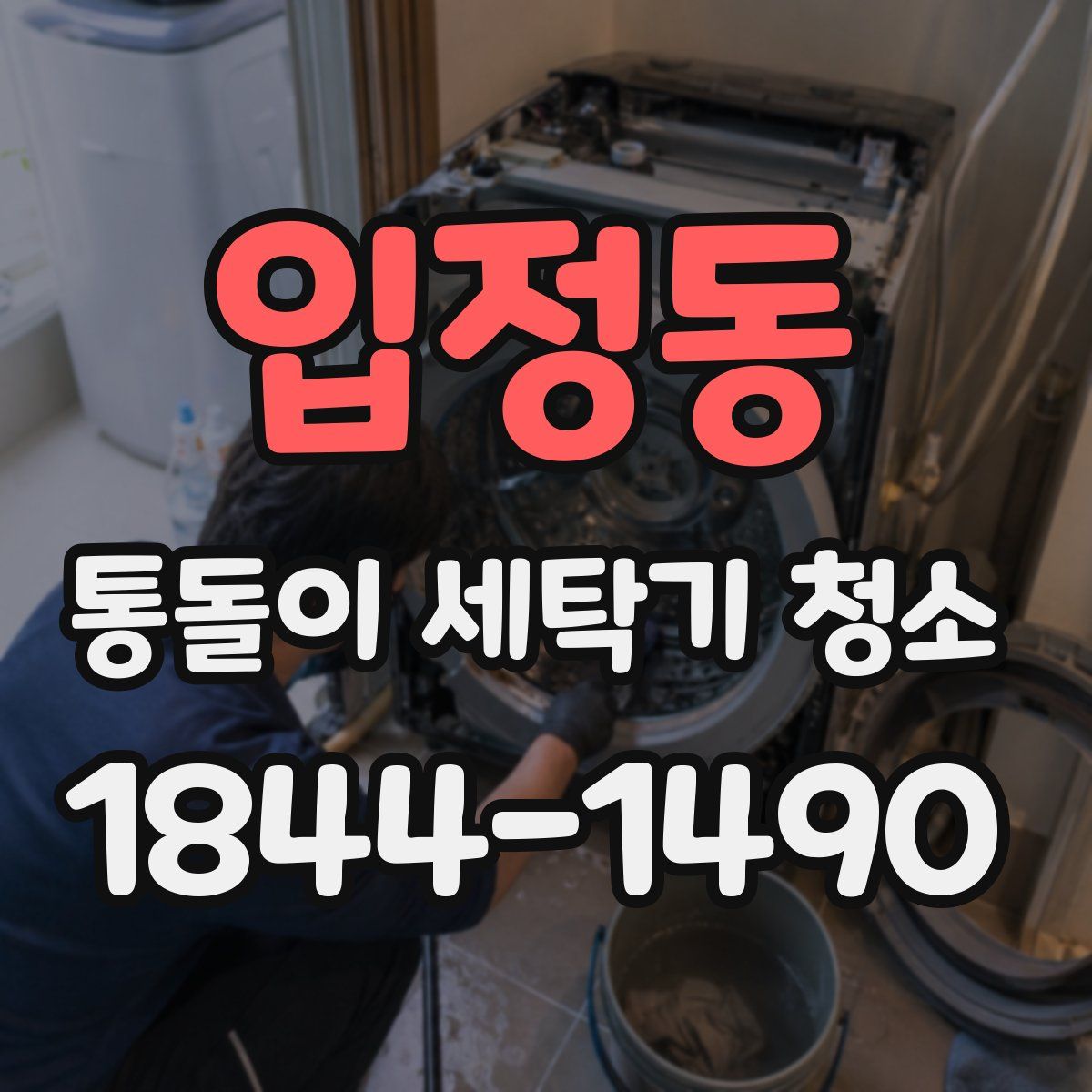 입정동 통돌이 세탁기 청소