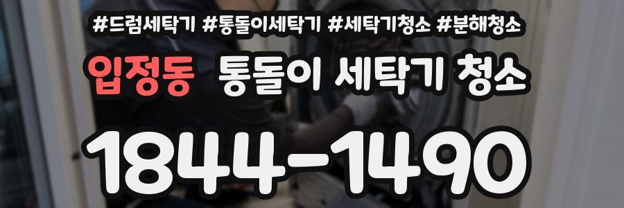 입정동 통돌이 세탁기 청소