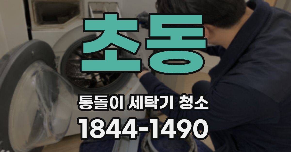 초동 통돌이 세탁기 청소